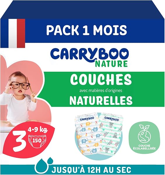 Carryboo Pañales Talla 3 con 150 unidades