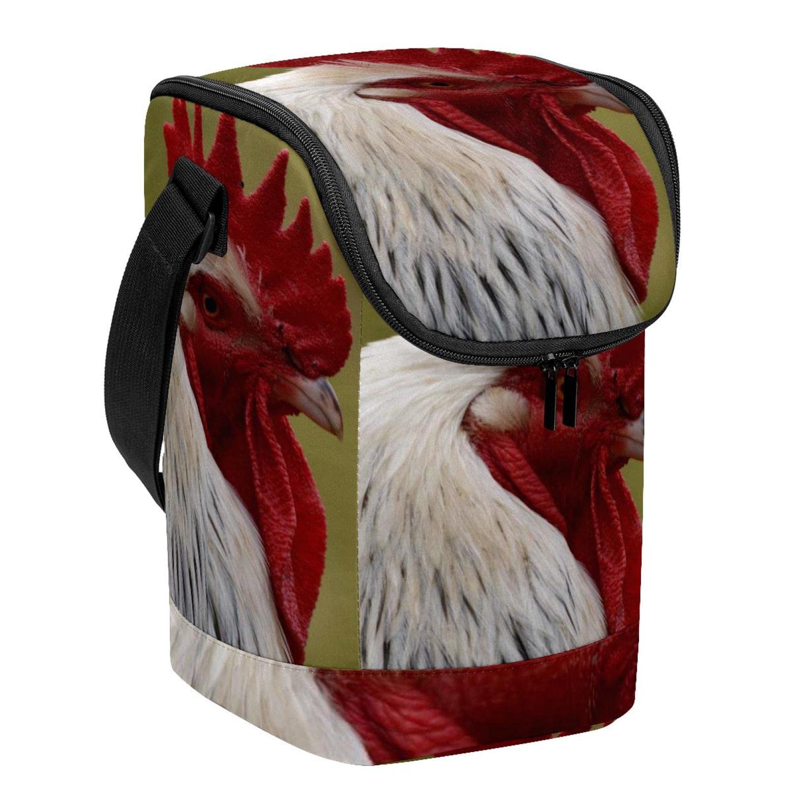 Bolsa de almuerzo con diseño de aves para llevar comida de forma ligera y cómoda al trabajo