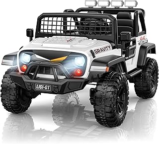 L10 APEX 24V 4WD Ride On Car for Big Kids, 2-Seater Electric Vehicle with Remote Control, Shock Absorption, 3 Speeds, Soft Start, Stylish Headlight, Music & Bluetooth &FM, Ideal Gift for Kids