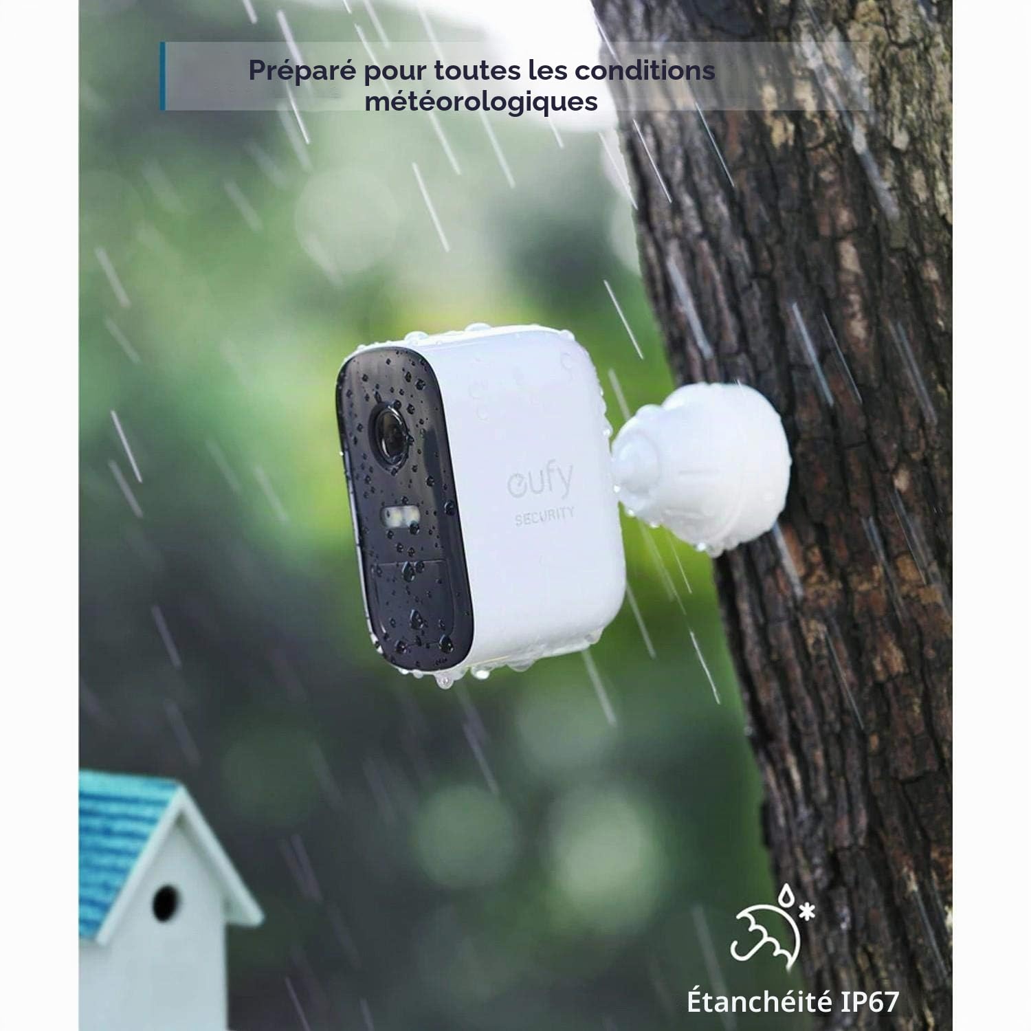 Anker Innovations Eufy - Anker - Caméra De Surveillance sans Fil EufyCam - + Base