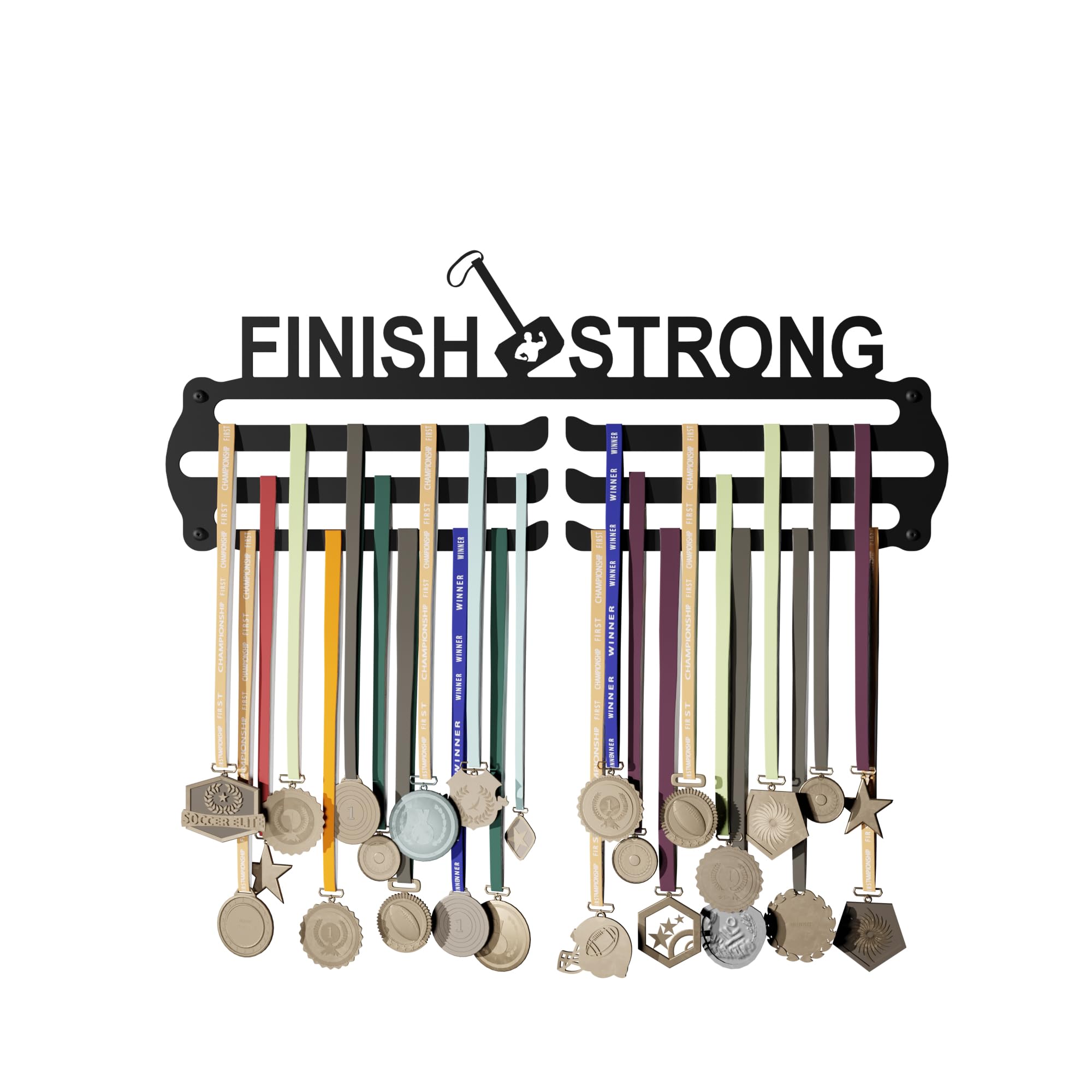See full amazon price history chart for Glory Medal Hangers - Finish Strong Medal Holder - Large Metal Wall Display - Holds Up to 90 Medals - Black, Glossy Finish - Perfect for Kids and Athletes Glory Medal Hangers - Finish Strong Medal Holder - Large Metal Wall Display - Holds Up to 90 Medals - Black, Glossy Finish - Perfect for Kids and Athletes (B0D9LVZ94C) Amazon Price History, Amazon Price Tracker