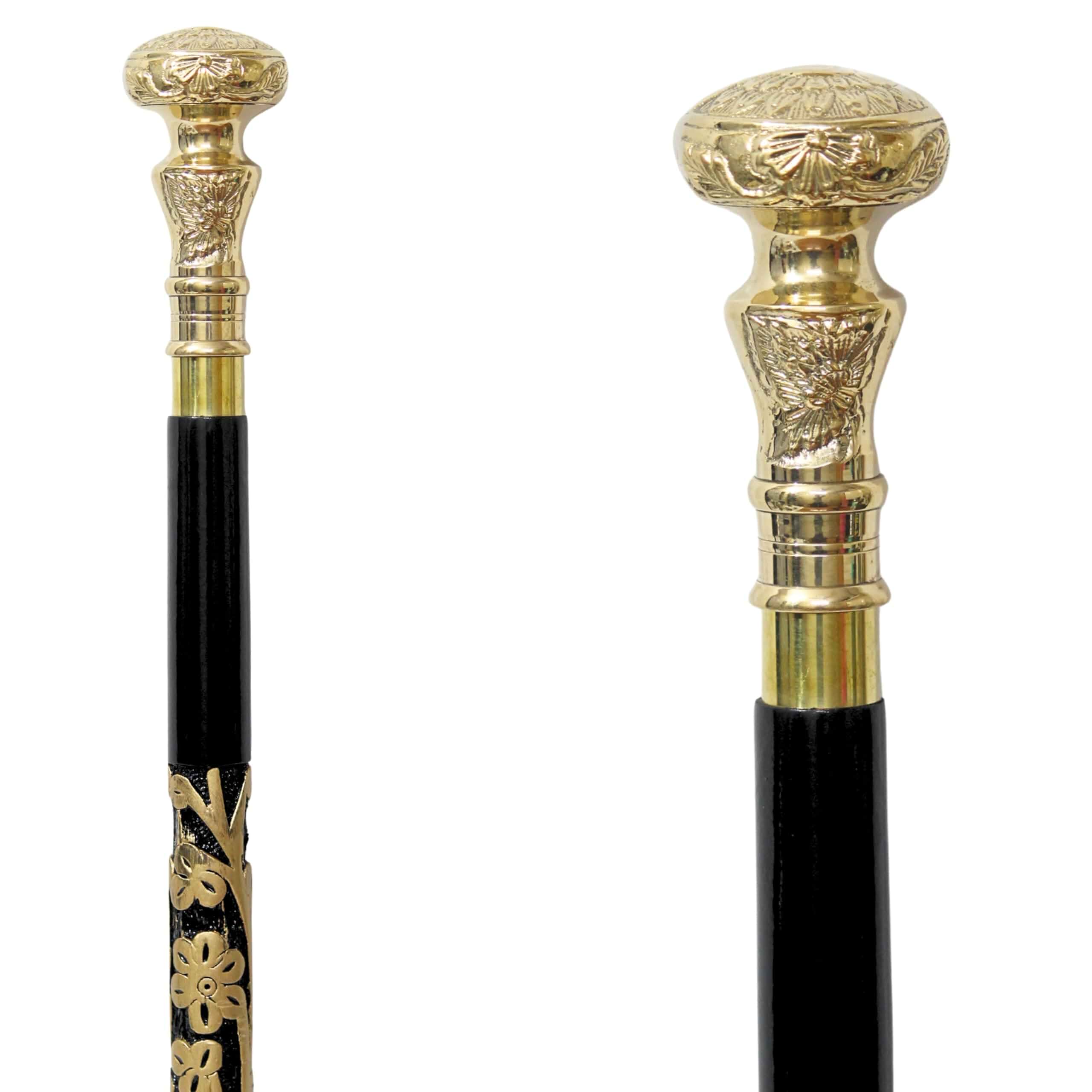 Handmade Wooden Walking Cane – Ergonomic Comfort Grip, Stylish Design – Durable Walking Stick for Men & Women – Support Cane for Seniors & Elderly