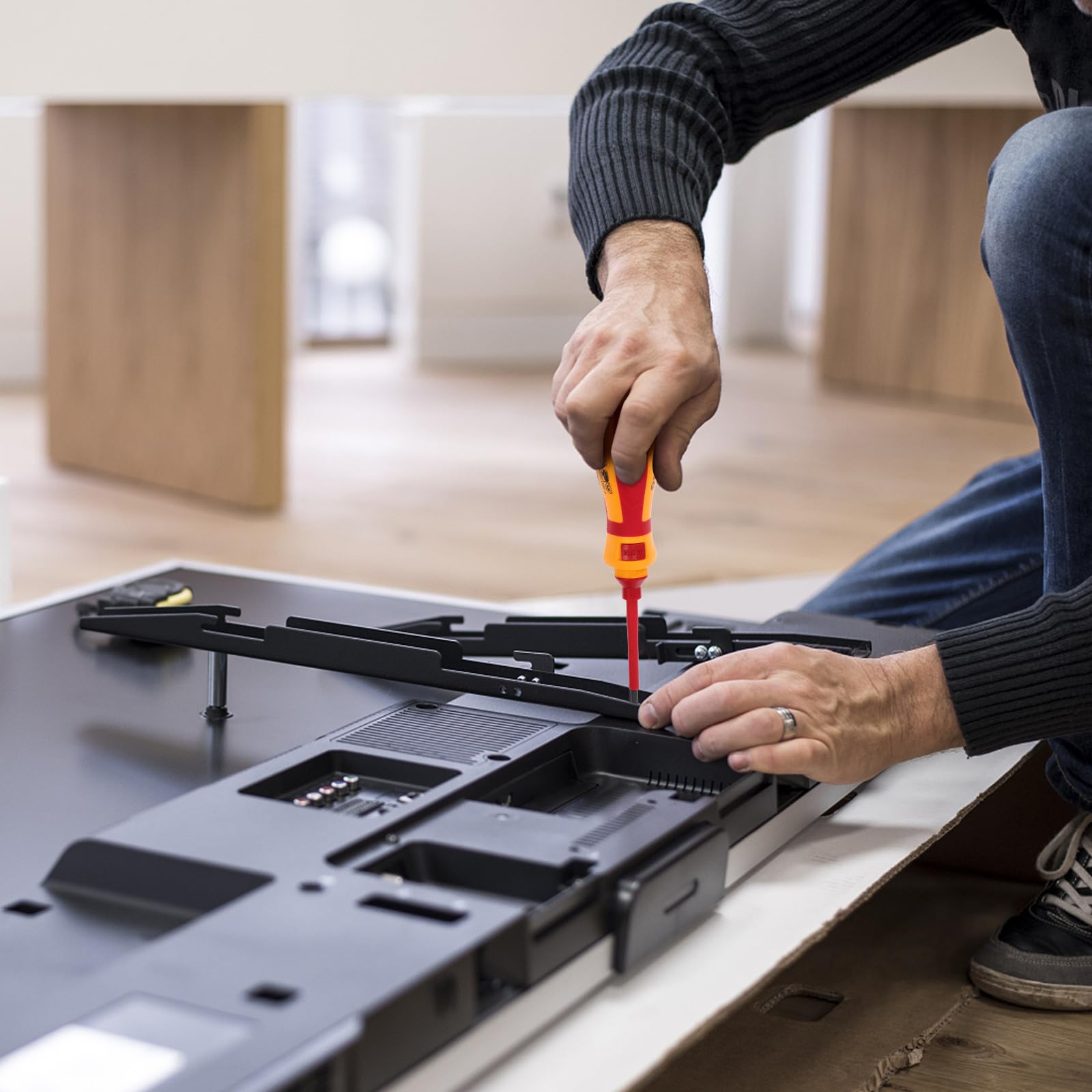 Cabilock Kit de Herramientas Electrónicas Destornilladores y Puntas de Precisión, para Abrir y Reparar Teléfonos, Adecuado para Telecomunicaciones y Uso en Casa