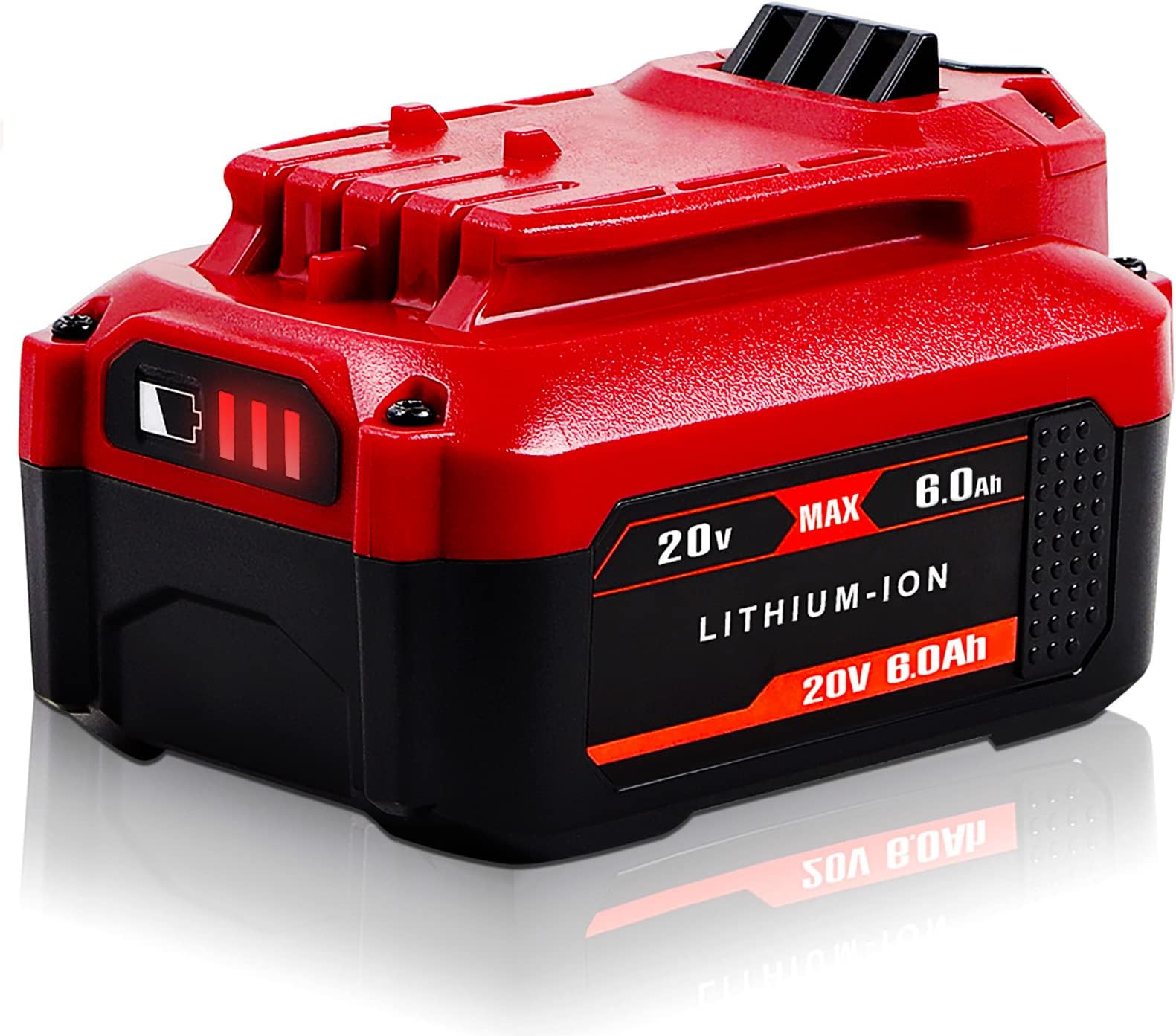 TenHutt 【Upgrade】 20V 6.0Ah Replacement Battery for Craftsman 20V Battery V20 Lithium Ion Battery for CMCB205 CMCB204 CMCB206 CMCB202 CMCB201 20V Cordless Power Tools