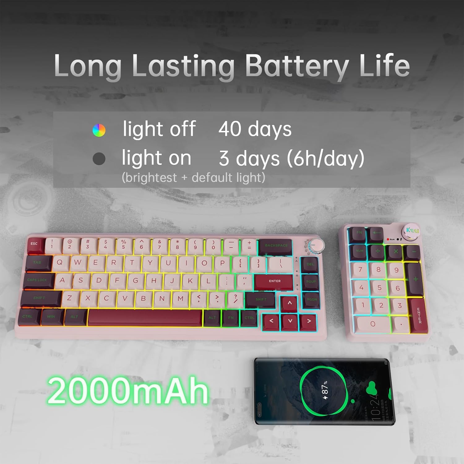 KZZI K68 Pro Internal Gasket Structure