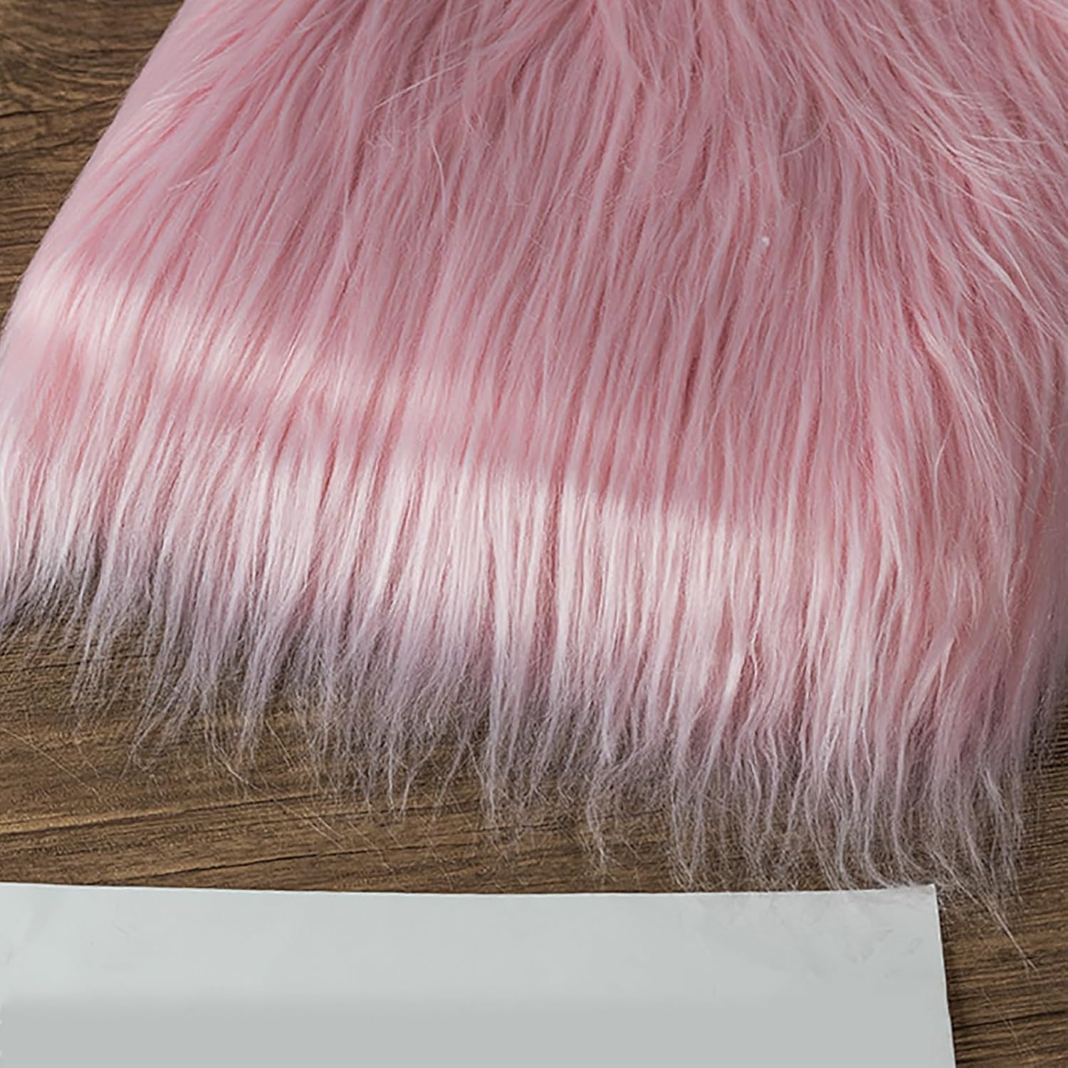 Shaggy Faux Fur Fabric Soft Fake Fur Material for Cosplay Costume Craft Supply Decoration Cushions Decorations(9 Green)