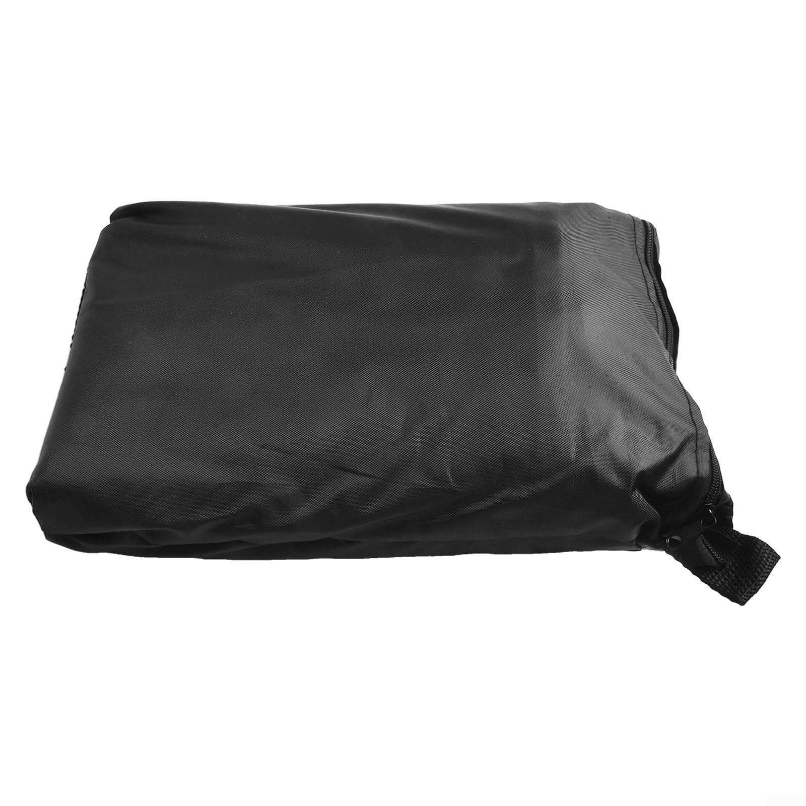 Bolsa de hojas de tractor de césped Oxford 420D con cordón para tolva de cubierta de cortacésped, bolsa de recogida de desechos de jardín de gran capacidad, color negro (96 x 56 pulgadas)