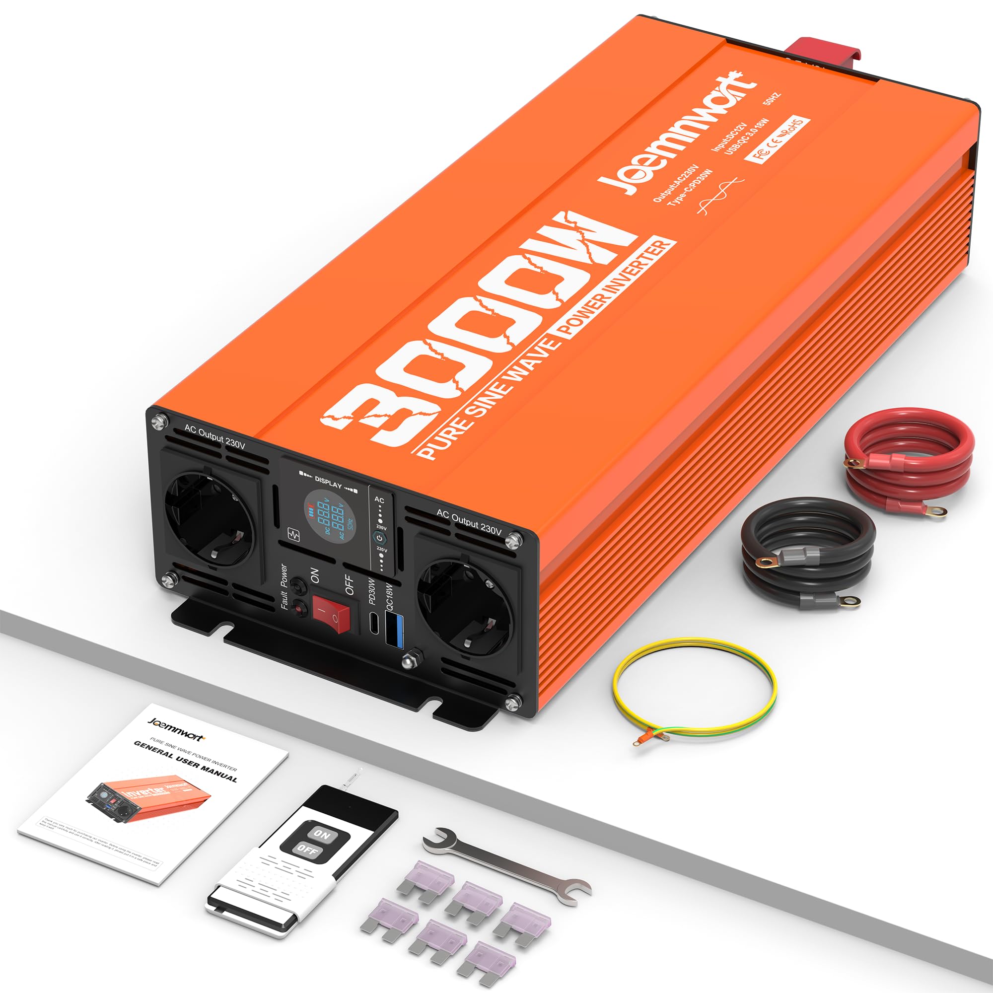 Falownik 3000 W 12 V