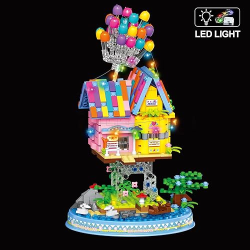 Miniatura 2 de R HOME STORE Up Balloon House Kit de construcción para niños de 8 a 14 años, juego de bloques de construcción creativos de 931 piezas, juguetes para