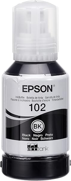 Epson EcoTank 102 Black Genuine Ink Bottle (Pack of 2) - 5