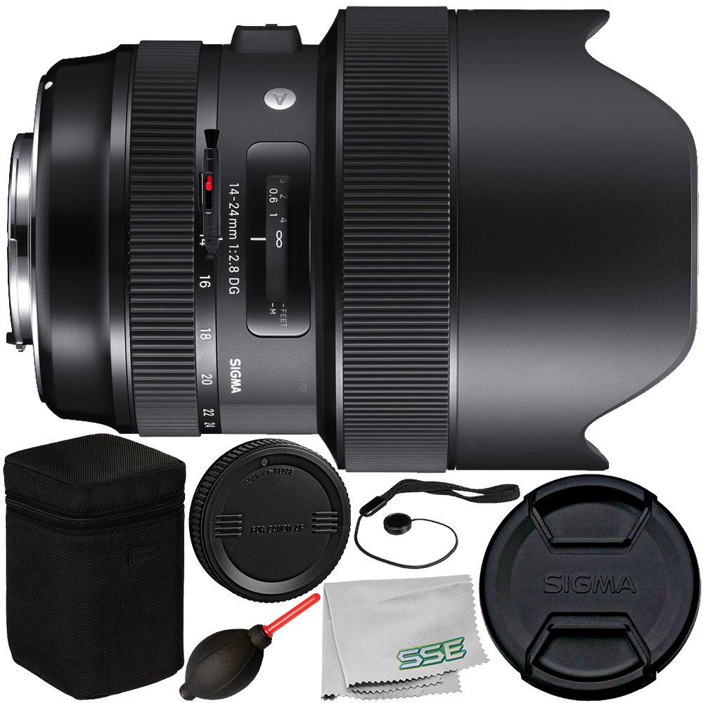 Amazon.com : Sigma 14-24mm f/2.8 DG HSM Art Lens for Canon EF 7PC
