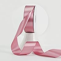 Vista 143 de MEEDEE - Cinta de satén blanca de 2 pulgadas, cinta blanca de lujo de doble cara de 25 yardas, cintas de seda para envoltorios de regalo