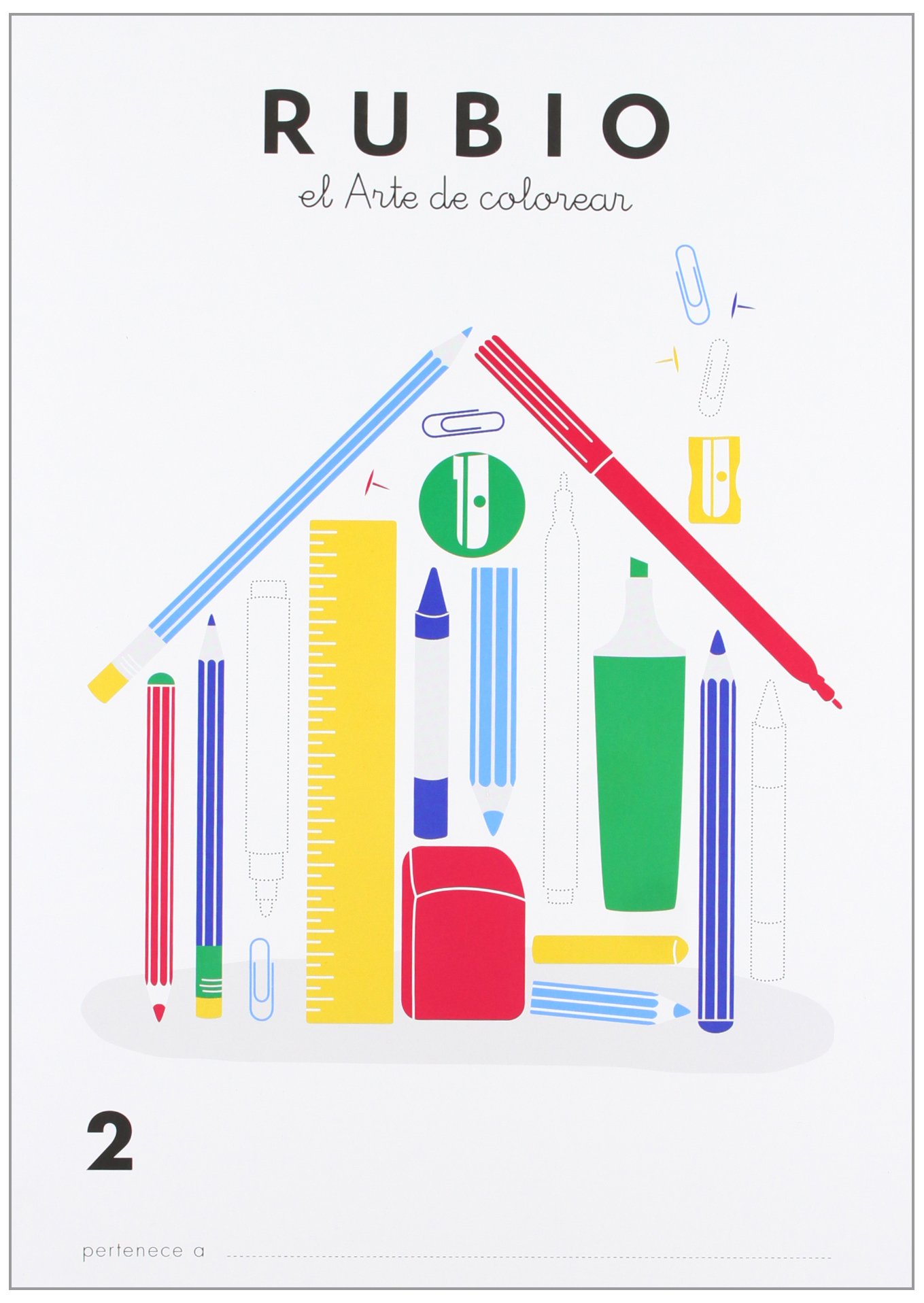 2 colorear RUBIO | Cuaderno con dibujos para colorear
