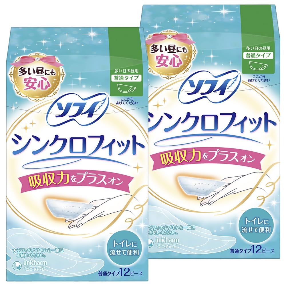 Amazon | 【まとめ買い】ソフィ シンクロフィット12ピース×2個パック