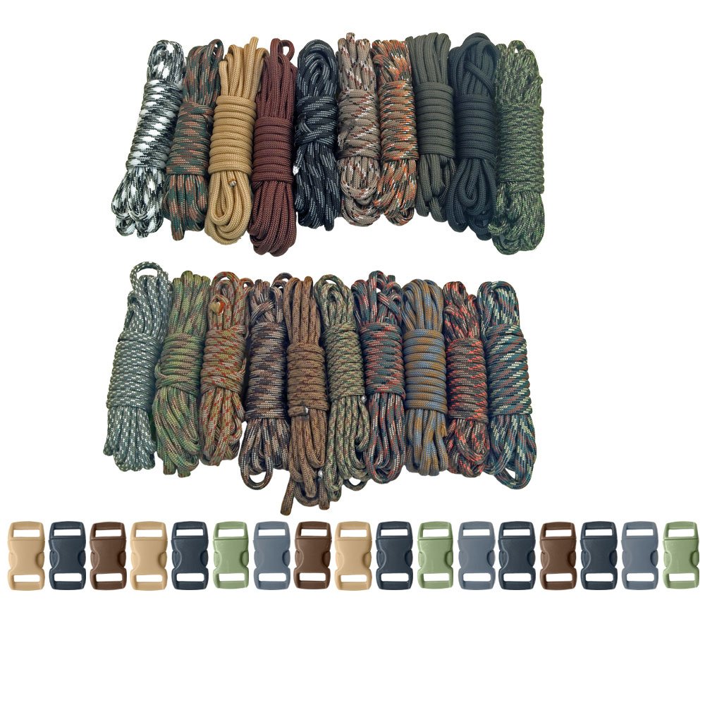 PARACORD PLANET 550lb Type III Paracord Combo Crafting Kits with Buckles — view 24
