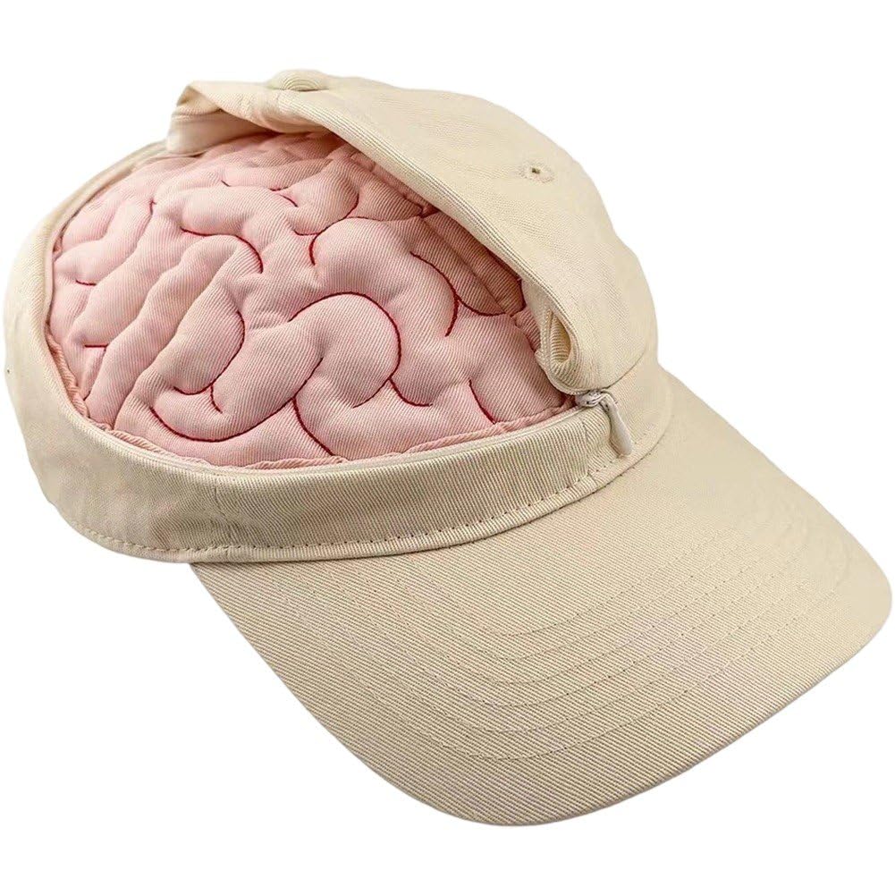 Amazon.co.jp: Lixgoma キャップ 脳みそ露出 おもしろ 帽子 メンズ