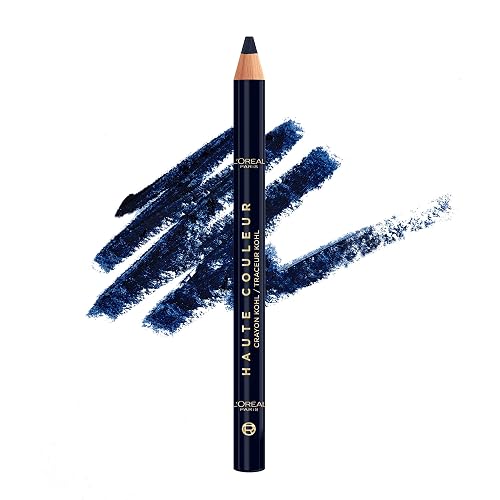 L'Oreal Paris Haute Couleur Kohl Eyeliner Pencil, Intense Eye Liner Color with Smooth Gel-Like Formula, Up To 12HR Eye M