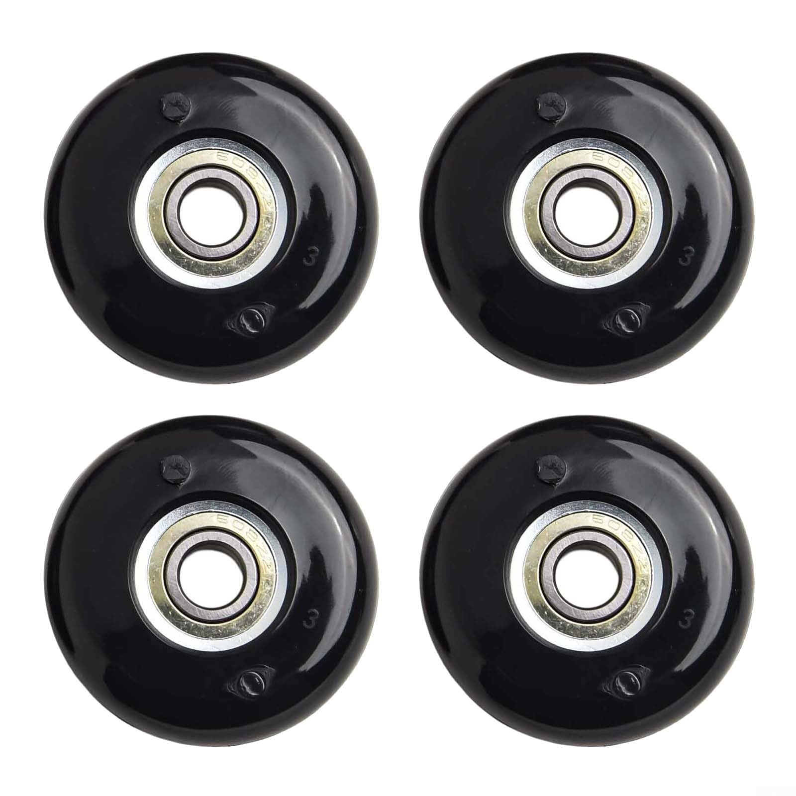 Radlager-Riemenscheibe, 34 mm, 608ZZ Schaft für Rudergerät, Gummi und Metall, verschleißfestes Ersatzteil, 8 mm Öffnung, 4 Stück