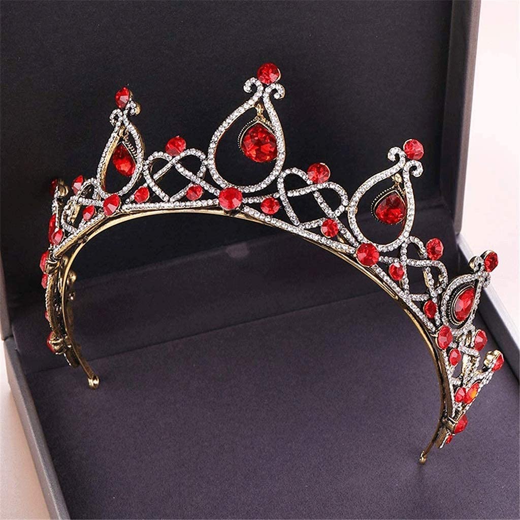 korona dekoracyjna, Księżniczka Tiara Korona z Grzebieniem Królowa Ślubu Cosplay Boże