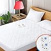 Heated Mattress Pad Queen Size Quilted Zone Heating Electric Bed Warmer Luxury Comfort Heat Mattress Pad Cover Dual Controller(10 Heat Setting | 1-12 Hours Auto Shut Off | with 8-21 Inch Deep Pocket)