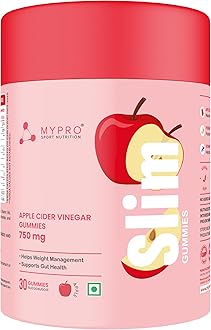 Mypro Sport NutritionPomegranate Extract with Apple Cider Vinegar & Vitamin B6& B12 Gummies Nutraceutical for Men and Women- 30 Gummies