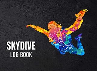 Skydive Log Book: Professional Skydiving Record Book to Keep Track of Your Jumps