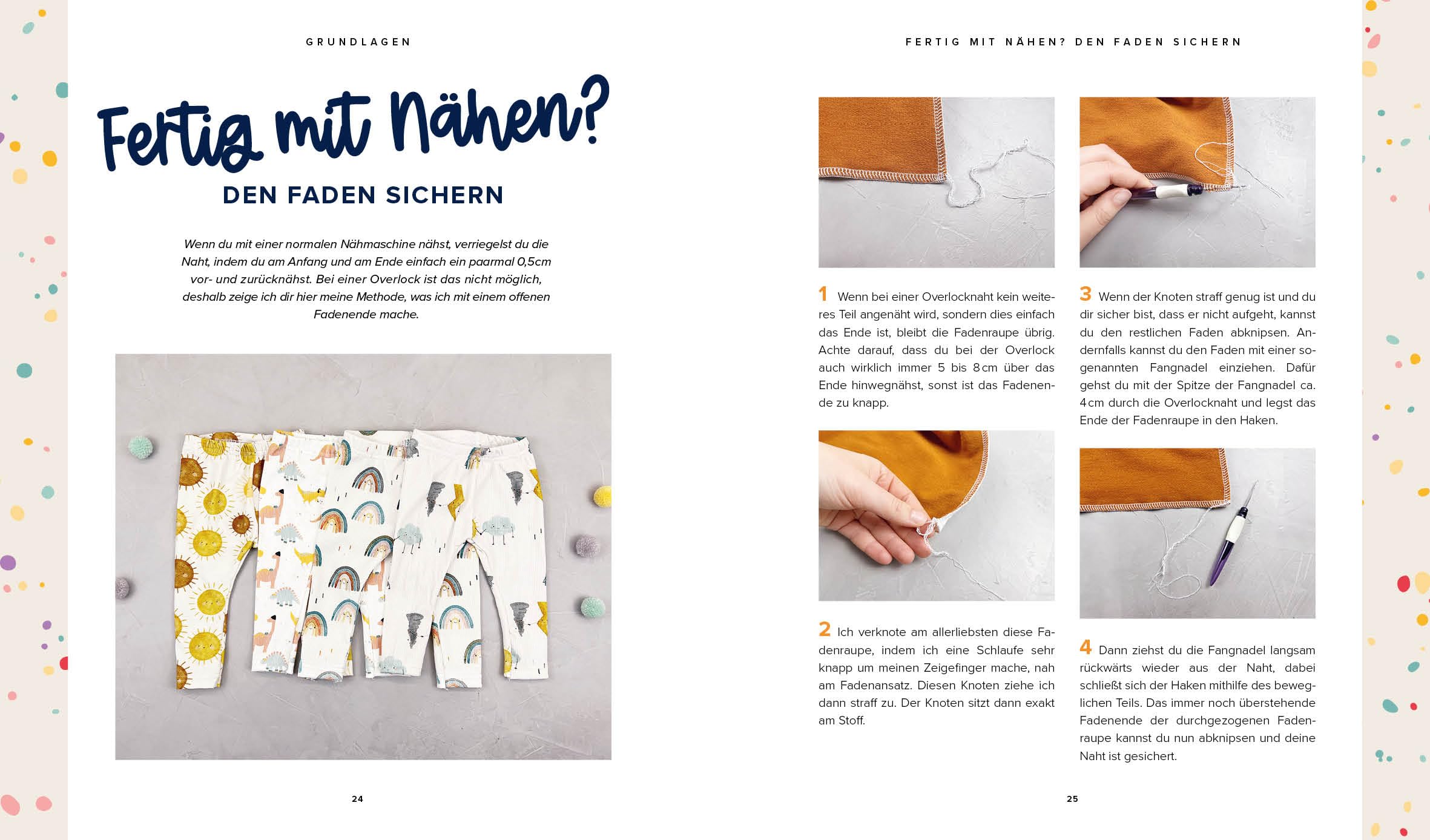 Sew happy! – Nähen für Babys und Kids mit @von.anne: Das Jersey-Nähbuch für Kleidung in den Größen 74–140 – Mit 4 Schnittmusterbogen