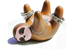 Ku-dayi Gifts for Lady - Sloth Ring Dish Holder