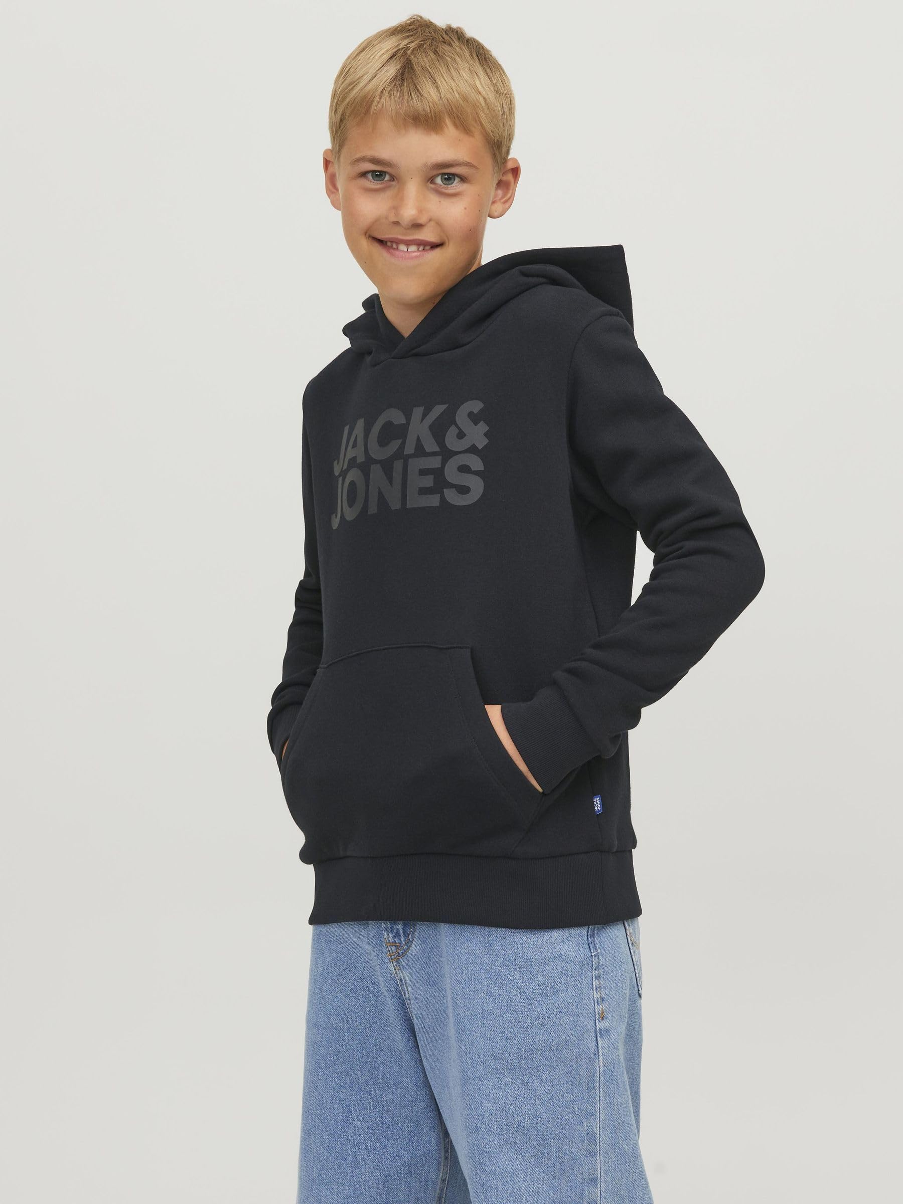 Jack & Jones Jungen Jjecorp Logo Sweat Hood Noos Jr Sweatshirt