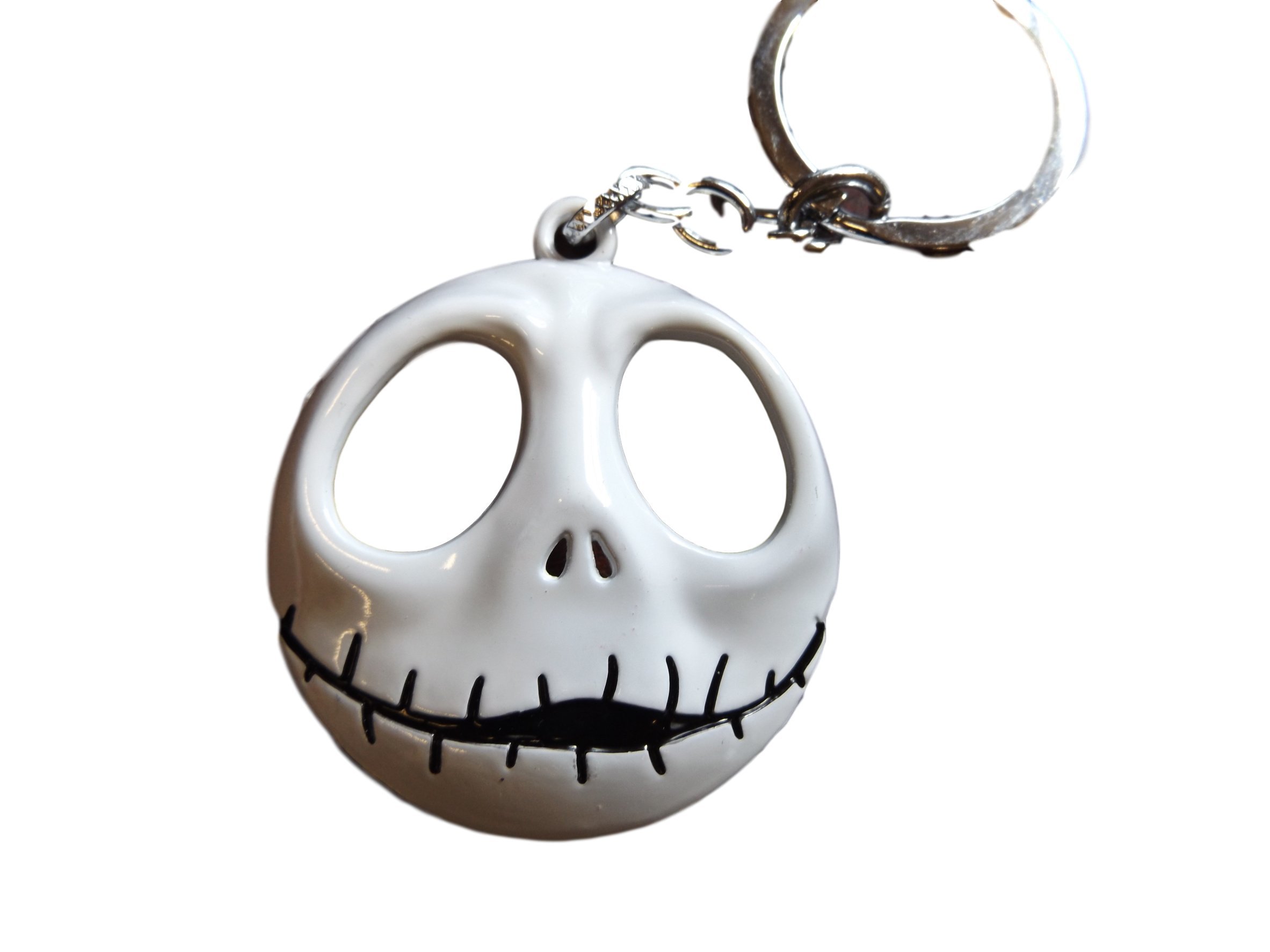 X-14 Men's The Nightmare Before Christmas Jack Skull Metal Keychain Keyring New In Package