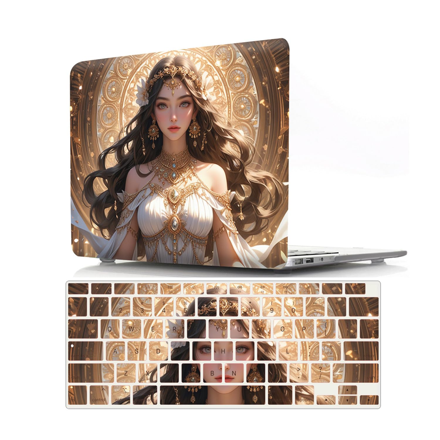 Carcasa MacBook Air 13 M3 A3113 con funda de teclado rígida mágica 8