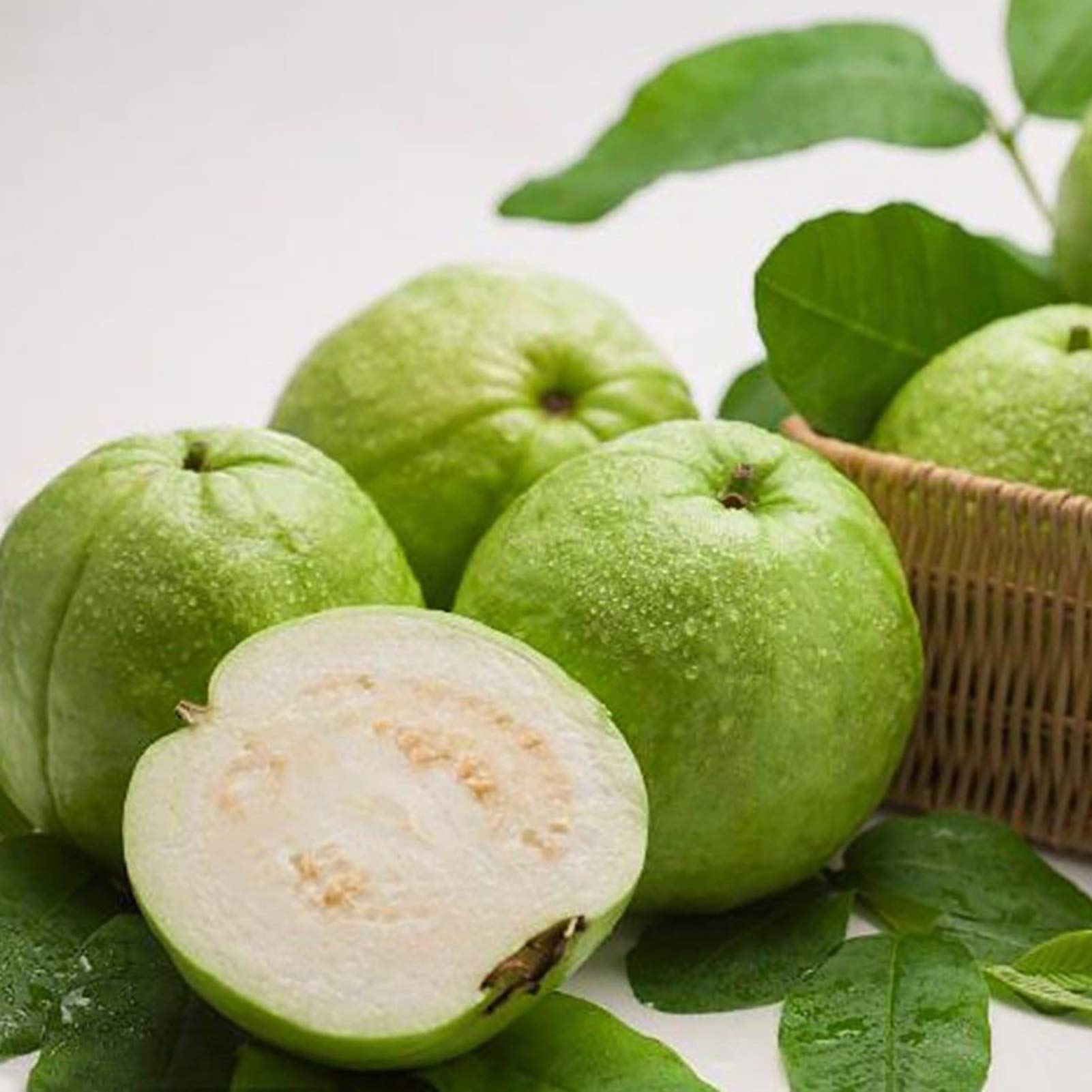 Benoon Semi Di Psidium Guajava, Semi Di Guava, 15 Pezzi/Borsa Semi Di Guava Semi Di Guajava Di Psidium Non OGM Portatili Dolci Per Giardino Semi di Guava