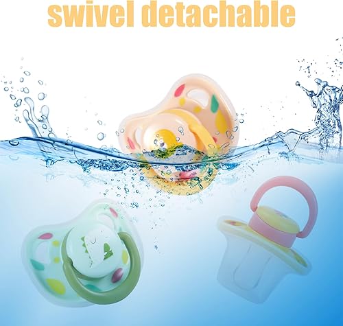 Vista 4 de Chupetes de silicona para perros, 3 chupetes de silicona para cachorros, lindos chupetes para masticar, juguete para perros pequeños y gatos