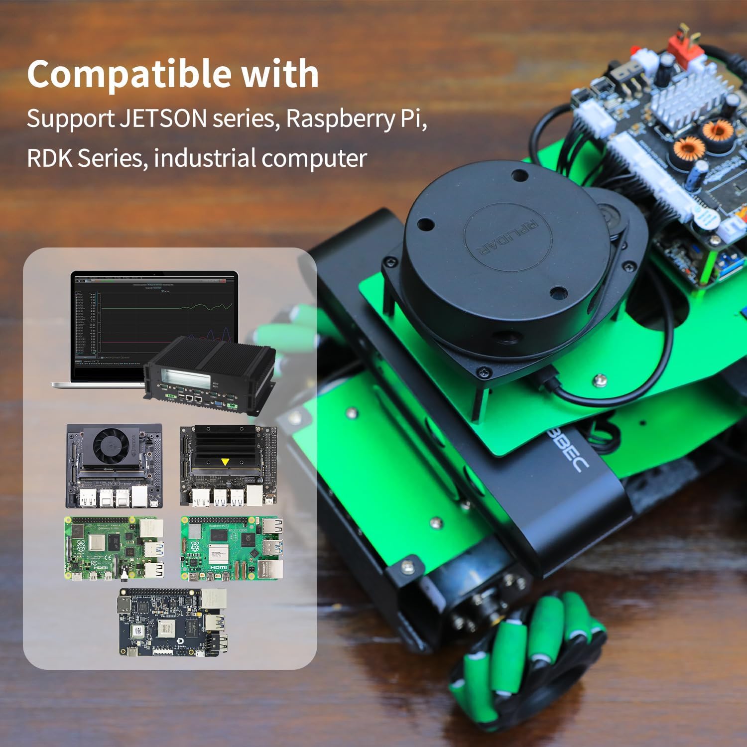 Yahboom Robot Expansion Board V3.0 compatible with Raspberry Pi, Jetson, and RDK series