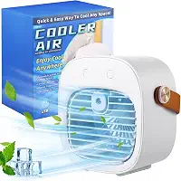 Ar Condicionado Portátil Pessoal, Mini Ar Condicionado 6000 mAh, Ar Condicionado Recarregável USB, Ventilador Silencioso de 3 Velocidades para Quarto, Quarto, Escritório, Carro, Viagem e Interior e Exterior