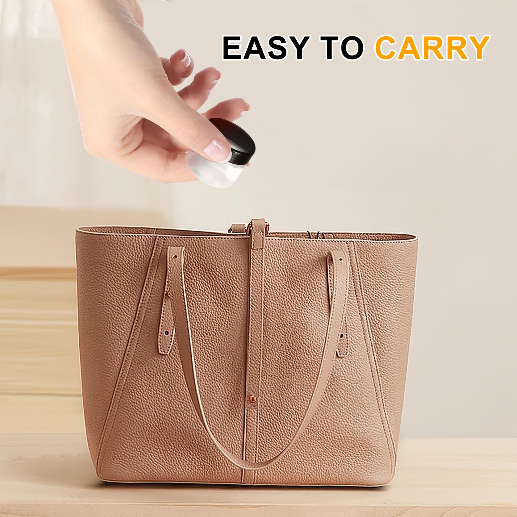 20 Contenitori Da Viaggio Per Cosmetici - Vasetti Plastica 20g Con Tappo A Prova Di Perdite Per Creme E Campioni - Foto 4