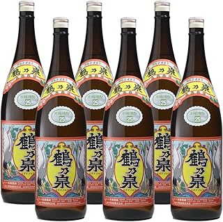 鶴乃泉 芋焼酎 つるのいずみ 25度 1800ml×6本 神酒造 いも焼酎 焼酎 鹿児島 お酒 ギフト 一升瓶