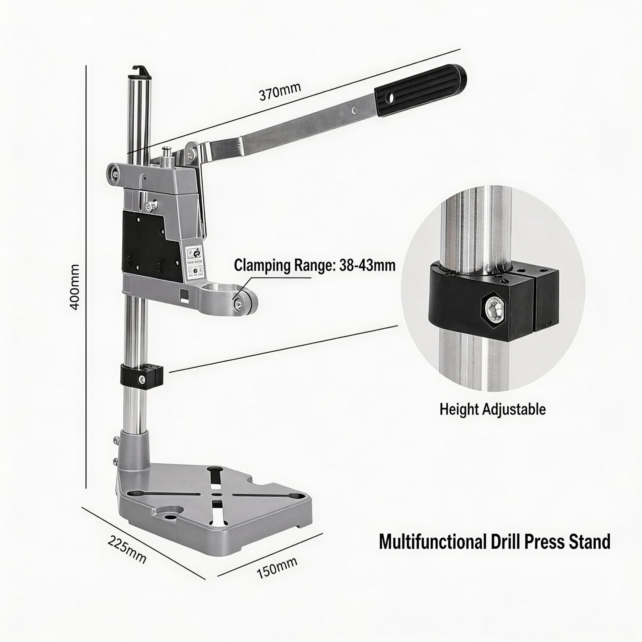 Hand Drill Press Stand - Workbench DIY Woodworking -5 Hand Drill Press Stand - Workbench DIY Woodworking -5