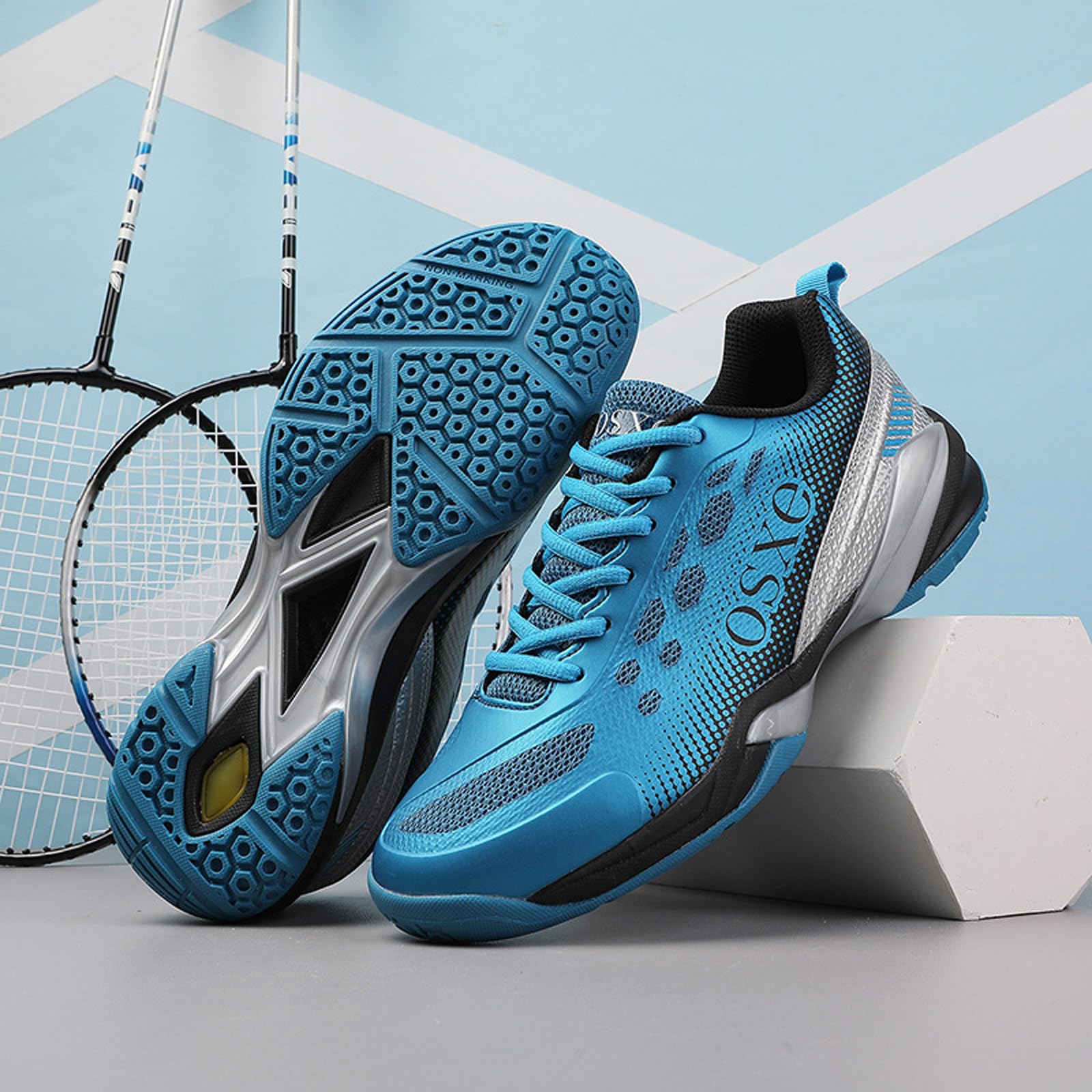 BáDminton Zapatilla De Voleibol,Zapatos De BáDminton Ligeros,Zapatillas De Voleibol De Fitness,Zapatos De Tenis De Mesa,Zapatos De BáDminton,Antideslizante,Transpirable,para Hombres