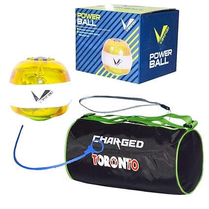 VERIFIED Gym Set Including VERIFIED Power Ball with Charged Gym Bag Toronto Large Black