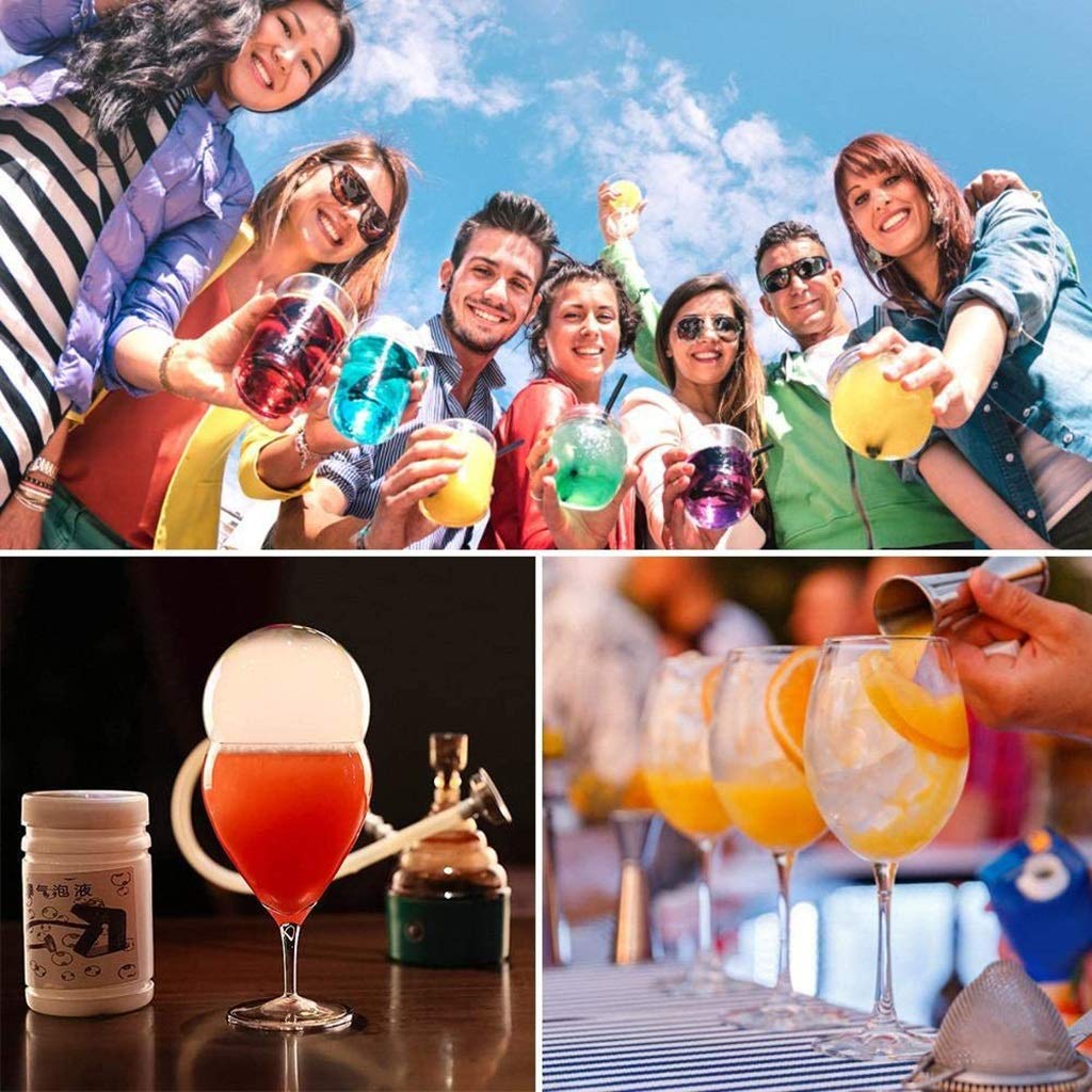 Pistola affumicare Bubble Water Spraye Fumatore di Cibo, Palmare Portatile Infusore di Fumo per Cocktail, Dentro Fuori per Bevande e Cibo Regalo di Accessori per Buongustai
