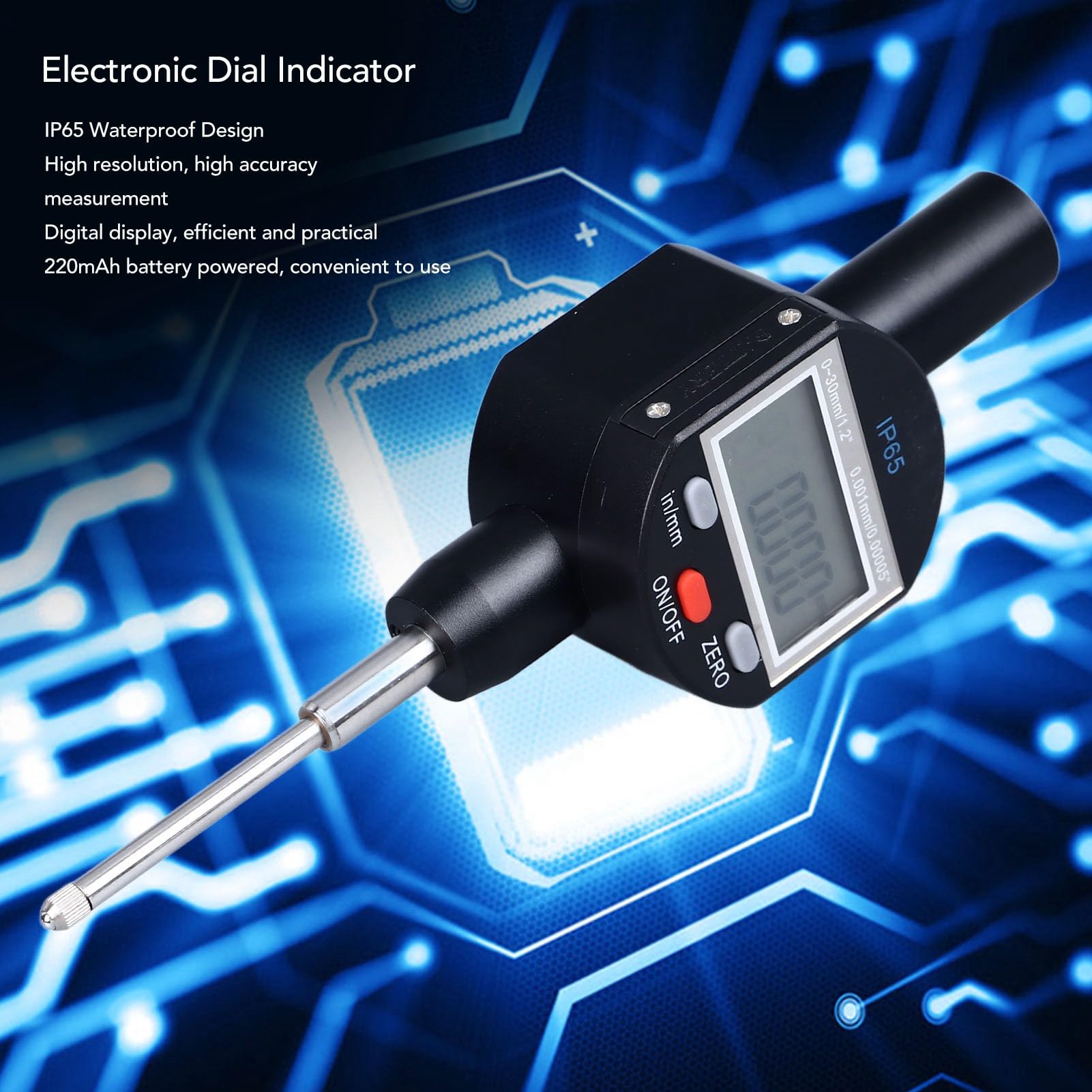 Indicador de Esfera Digital IP65 Resistente Al Agua 0-30 Mm