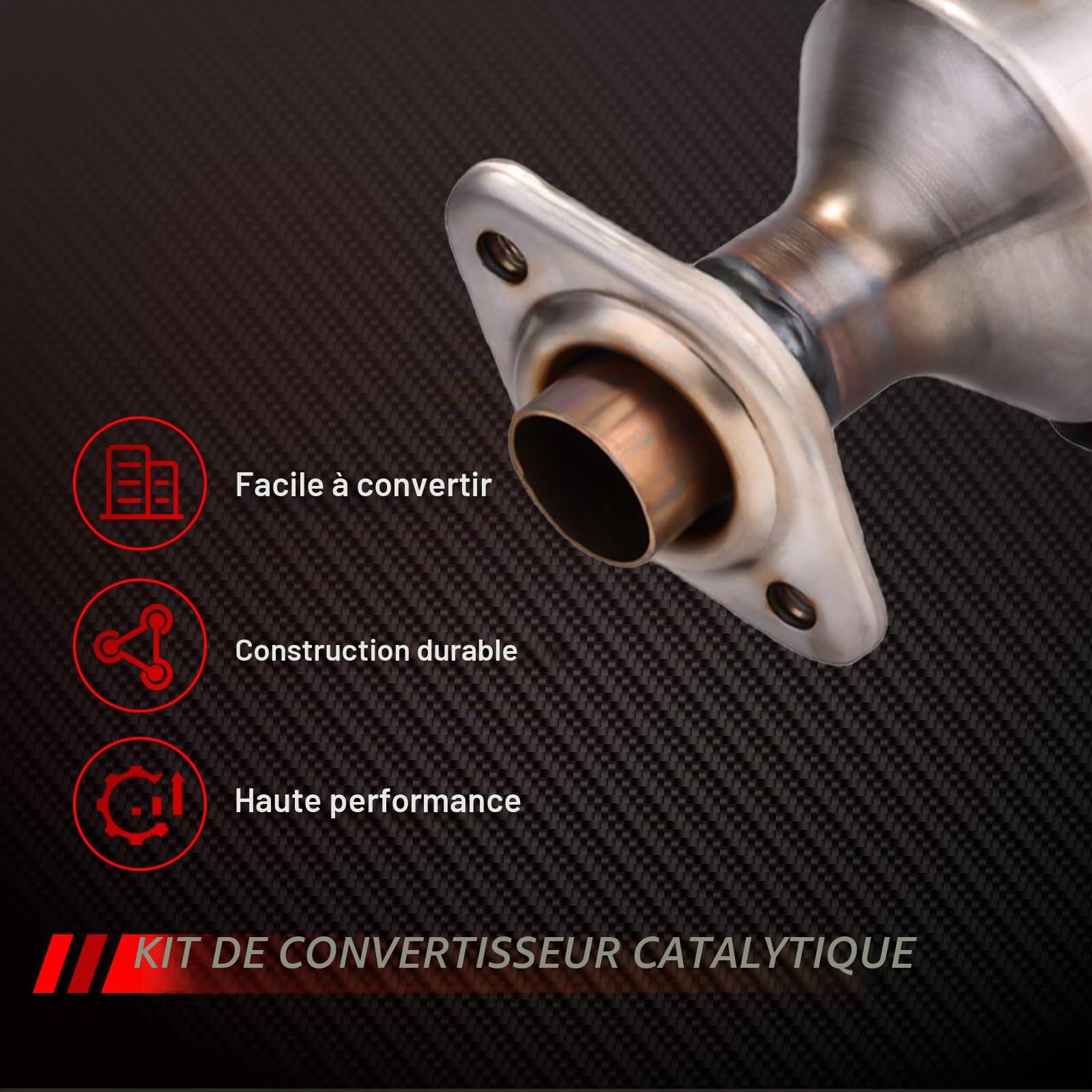 Kit de joints, convertisseur catalytique avec kit de montage de remplacement pour 2005-2014 C1 PM PN 1.0 107 1.0, accessoires de voiture numéro de pièce 0342K0 0342K3 0342K8 0342L5 0342L3 1609158080