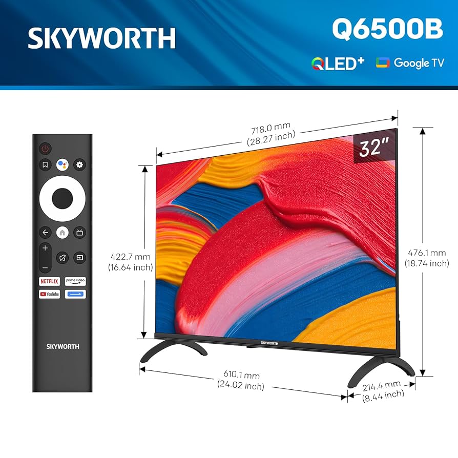 SKYWORTH 32インチ Google TV Amazon.com: Skyworth 32 inch Smart TV, 720P Roku Google TV