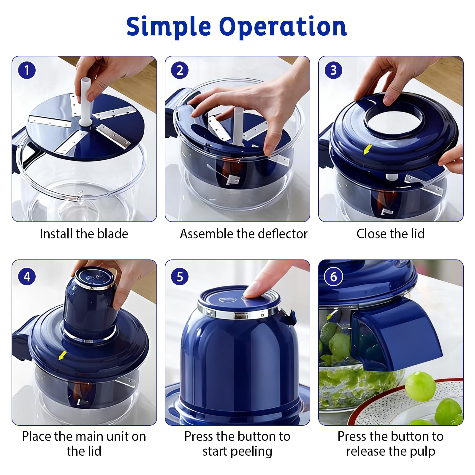 Pelapatate Elettrici E Automatici, Pelaaglio Automatico A Batteria 3 In 1, Pelapatate Completamente Automatico Adatto For L'uso In Campeggio E In Cucina