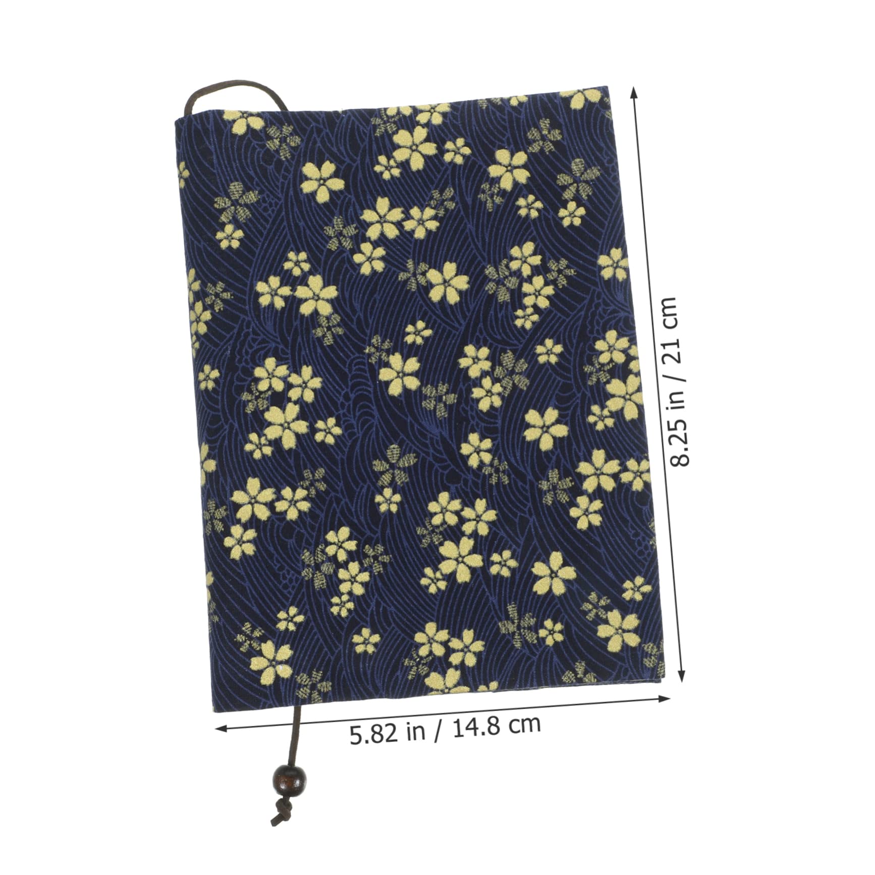 MAGICLULU 5piezas Funda De Tela Reutilizable Para Libros Decorativo Protección Para Cuadernos y Libros De Tapa Dura Materiales Resistentes Al Desgaste Diseño Estampado De Flores