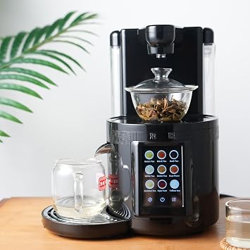 DULO Auto Hot Tea Maker Machine for Loose Leaf, Commercial Tea Brewer Machine for Loose(Black Tea Machine)