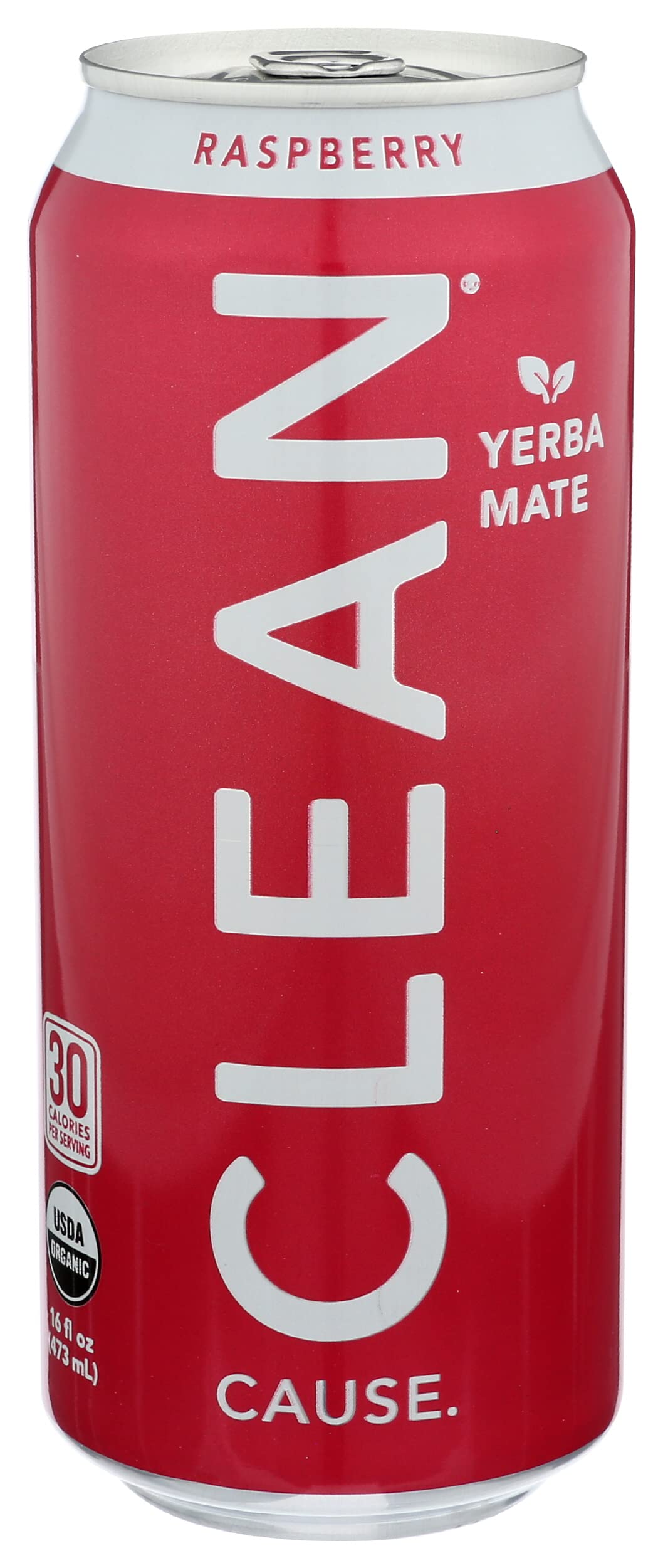 Amazon.com: Clean Cause Organic Yerba Mate, Raspberry 16 oz (Pack of 12 ...