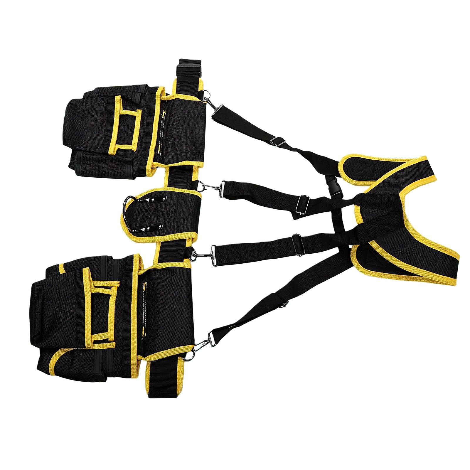 Naroote Ceinture à Outils Lourde avec Bretelles & Multiples Poches