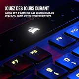 Corsair K100 Air Wireless RGB Ultra-Thin Mandeacutercanic Gaming Keyboard – Cherry MX Touch Switches and Writer Low Profile – Bluetooth Compatible with iCUE – PC Mac PS5 PS4 Xbox – AZERTY FR – Black - 4